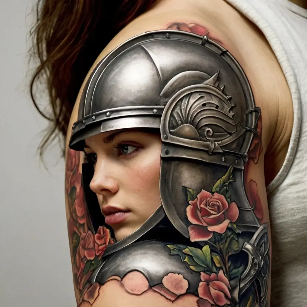 Female Warrior Tattoos (27)