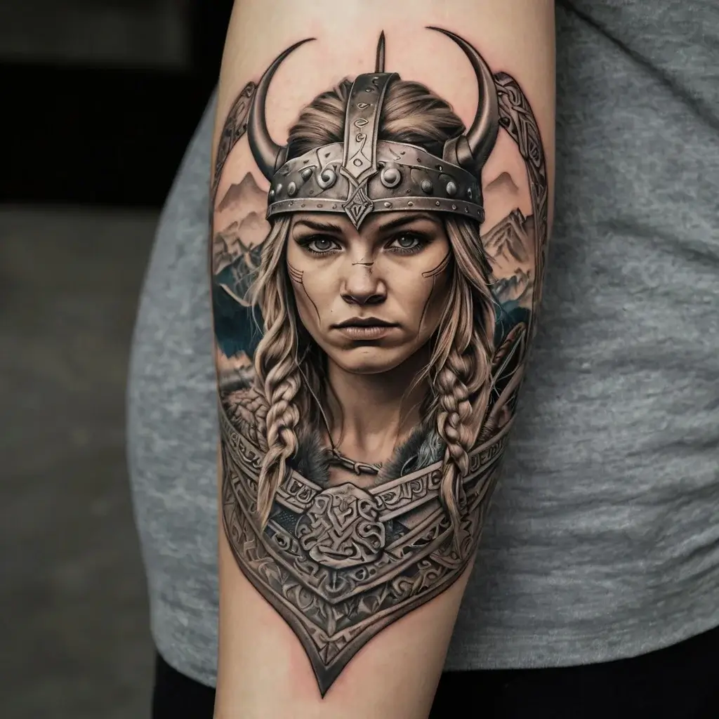 Female Warrior Tattoos (31)