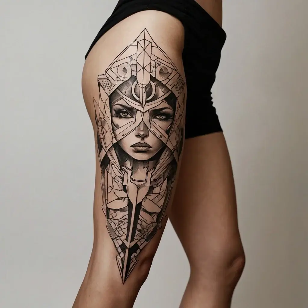 Female Warrior Tattoos (33)