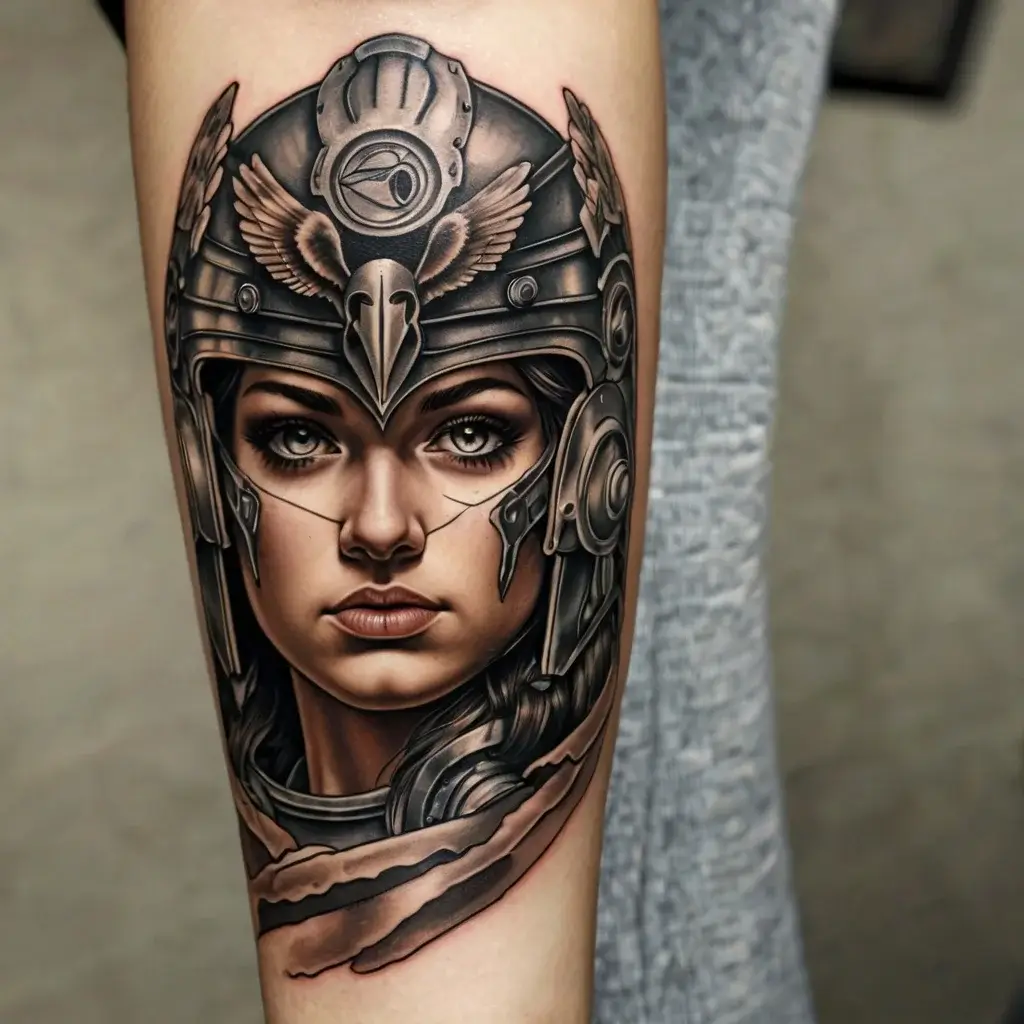 Female Warrior Tattoos (41)