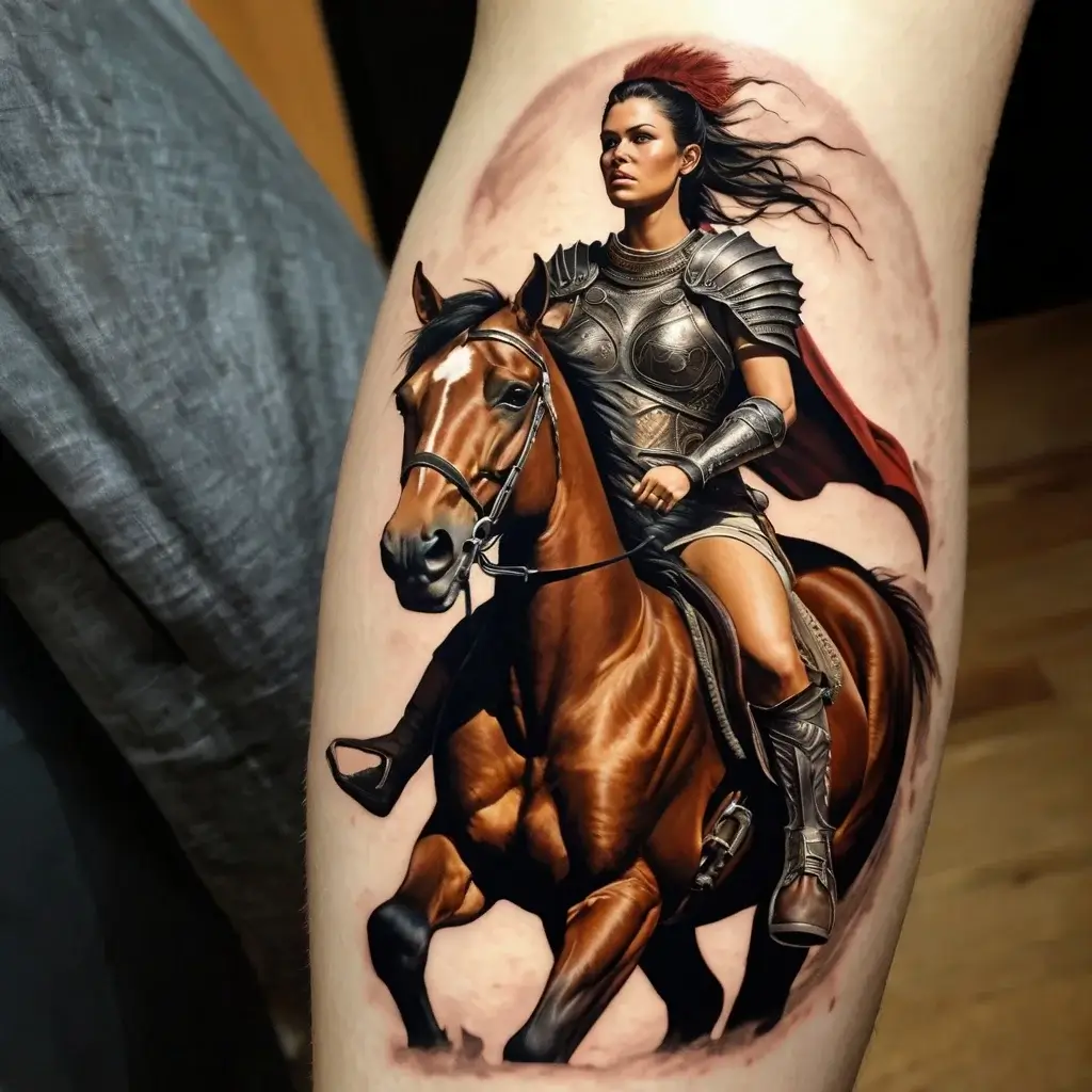 Female Warrior Tattoos (44)