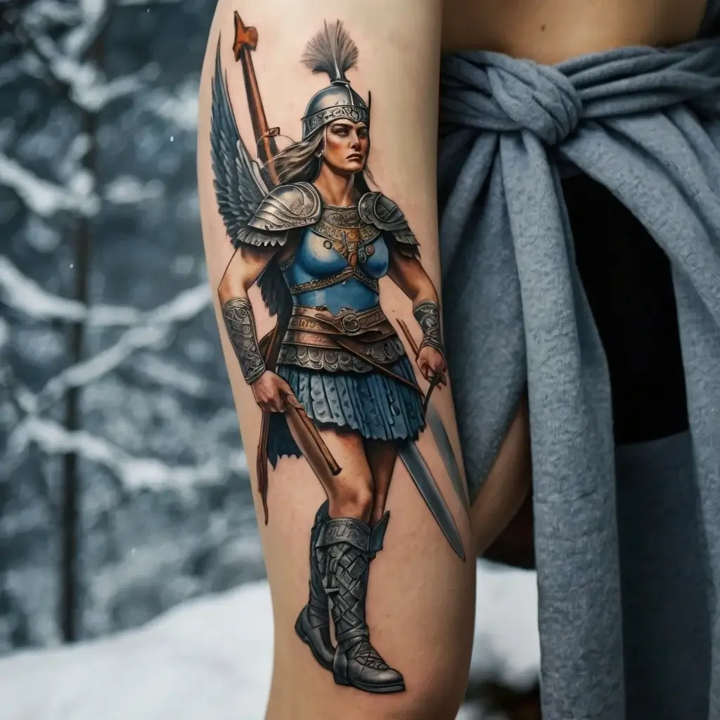 Female Warrior Tattoos (6)