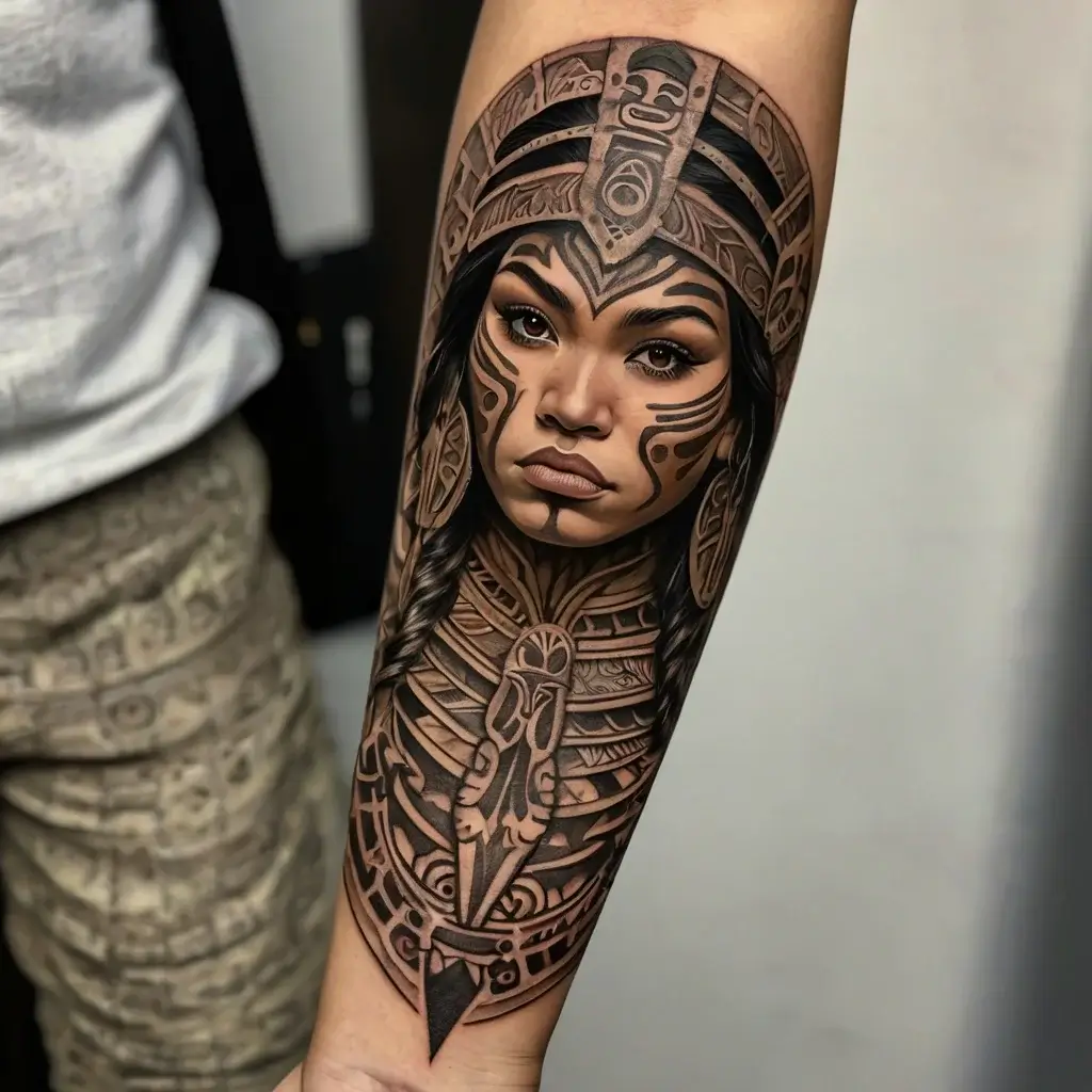 Female Warrior Tattoos (8)