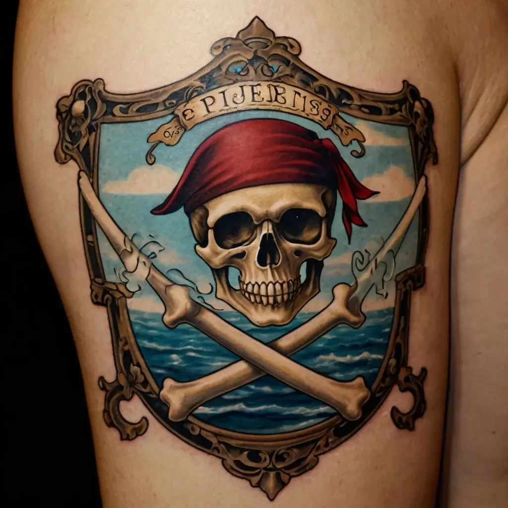 Jolly roger tattoo (11)