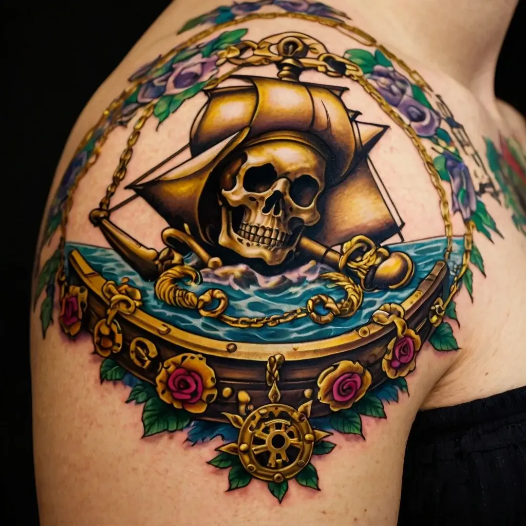 Jolly roger tattoo (14)