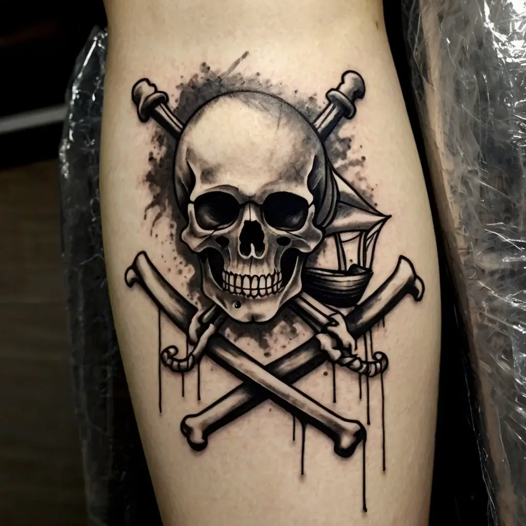 Jolly roger tattoo (17)