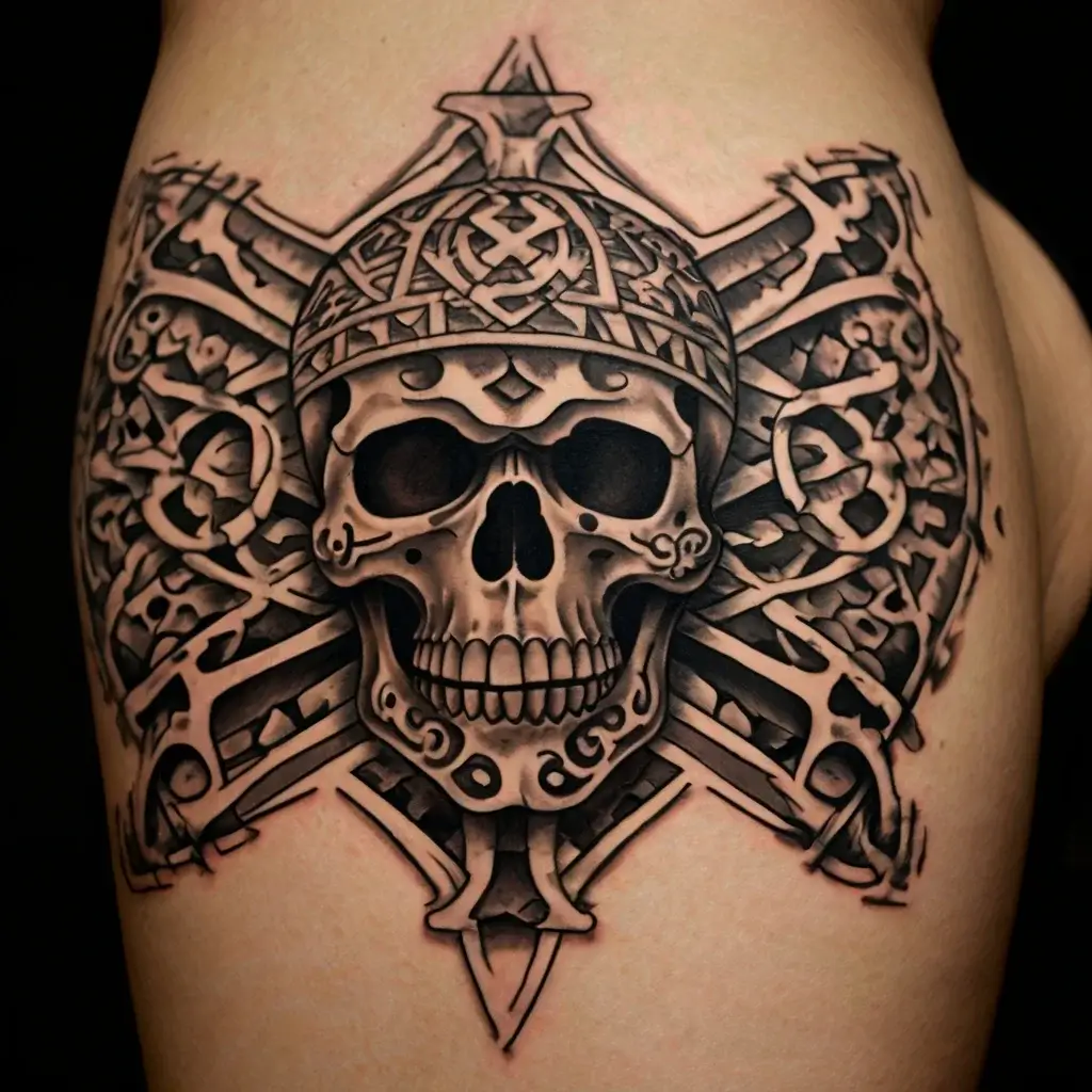 Jolly roger tattoo (18)