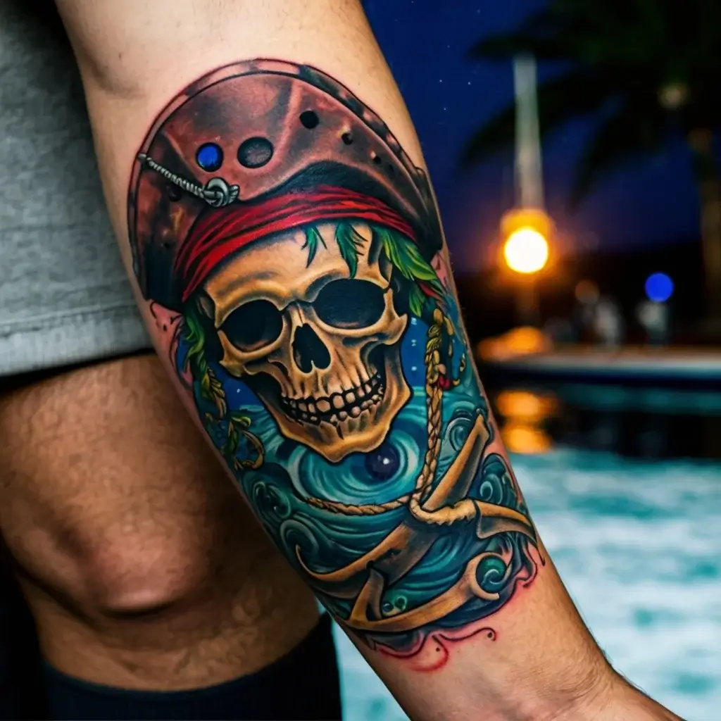 Jolly roger tattoo (24)