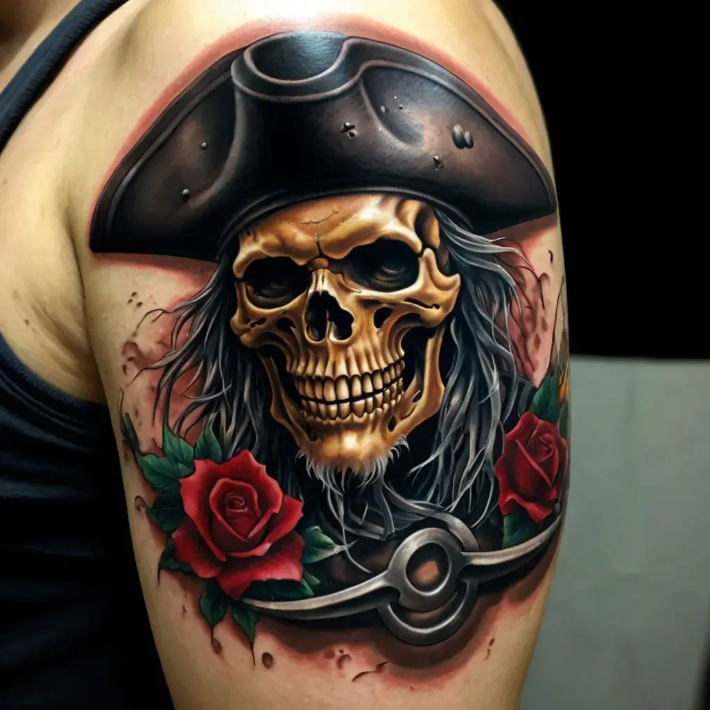 Jolly roger tattoo (25)