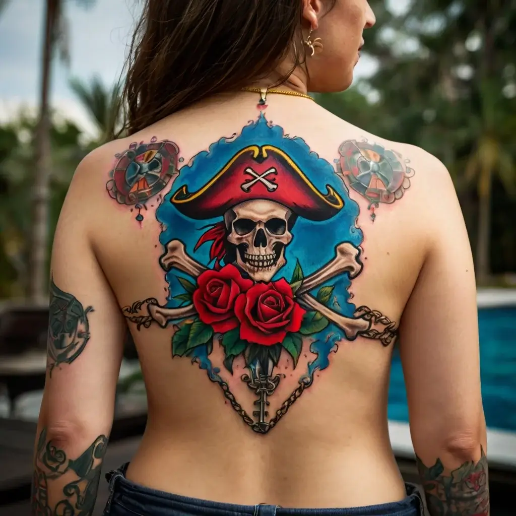 Jolly roger tattoo (27)