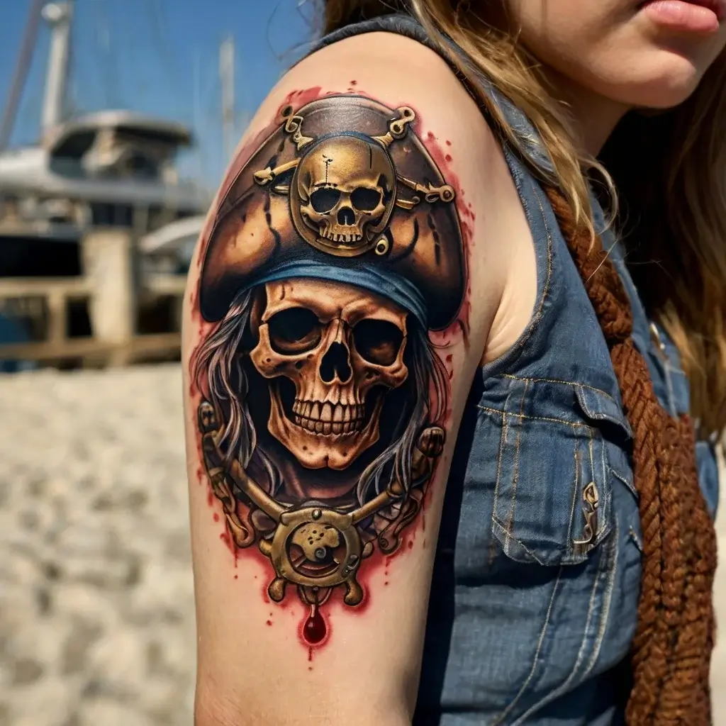 Jolly roger tattoo (29)