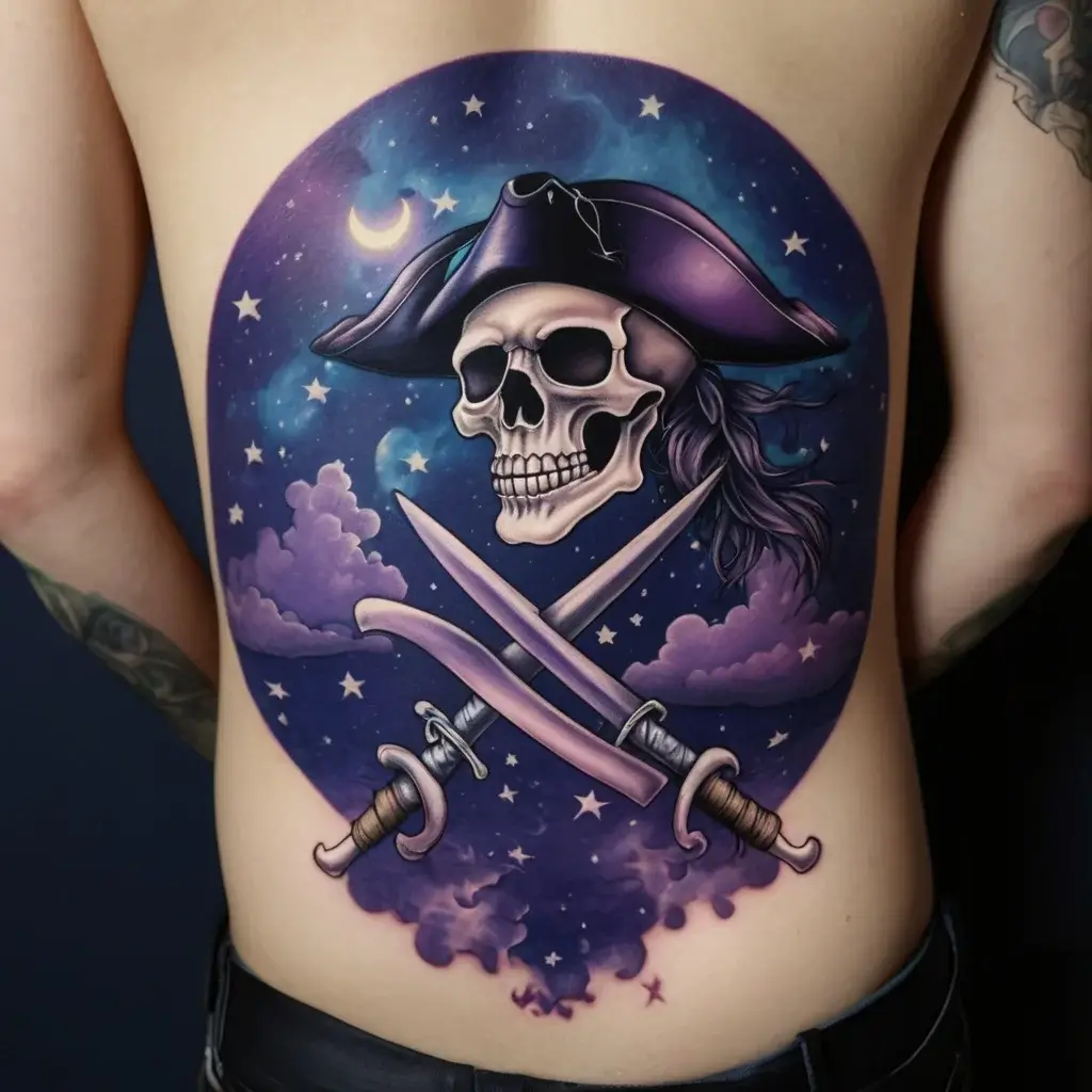 Jolly roger tattoo (3)