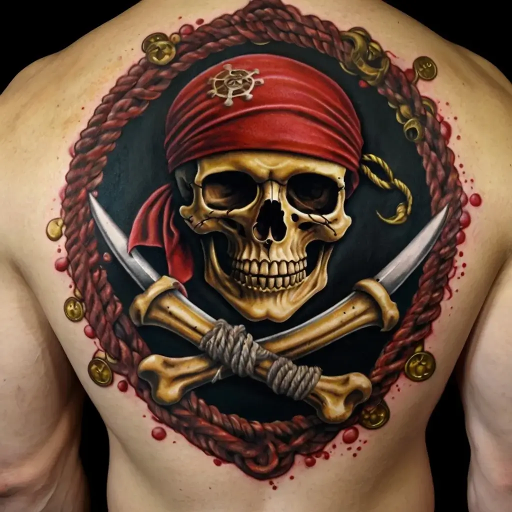 Jolly roger tattoo (35)