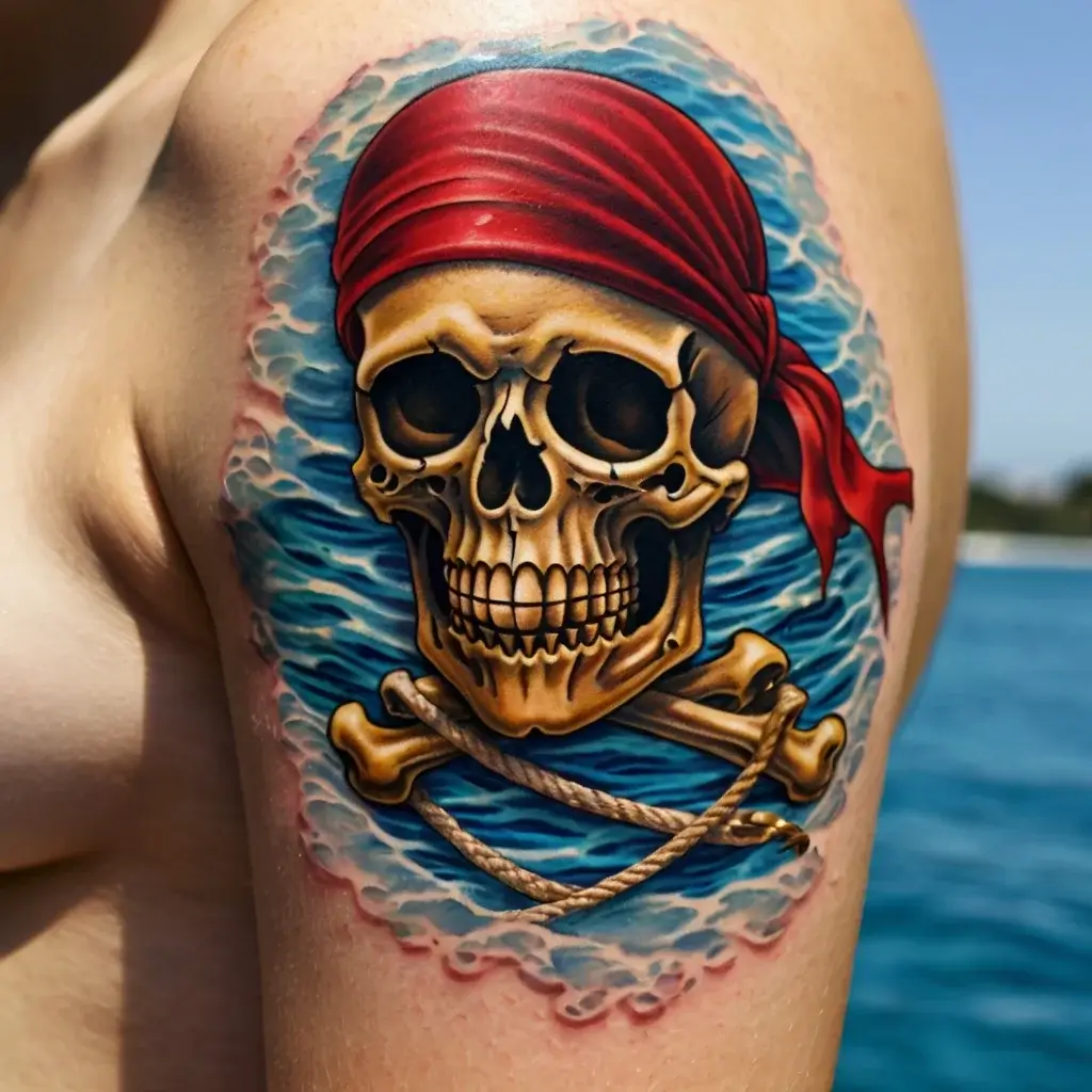 Jolly roger tattoo (37)