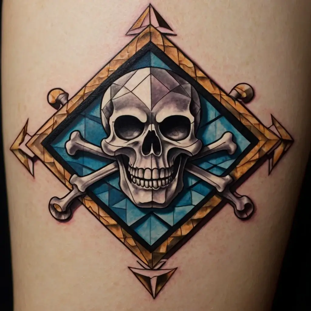 Jolly roger tattoo (4)