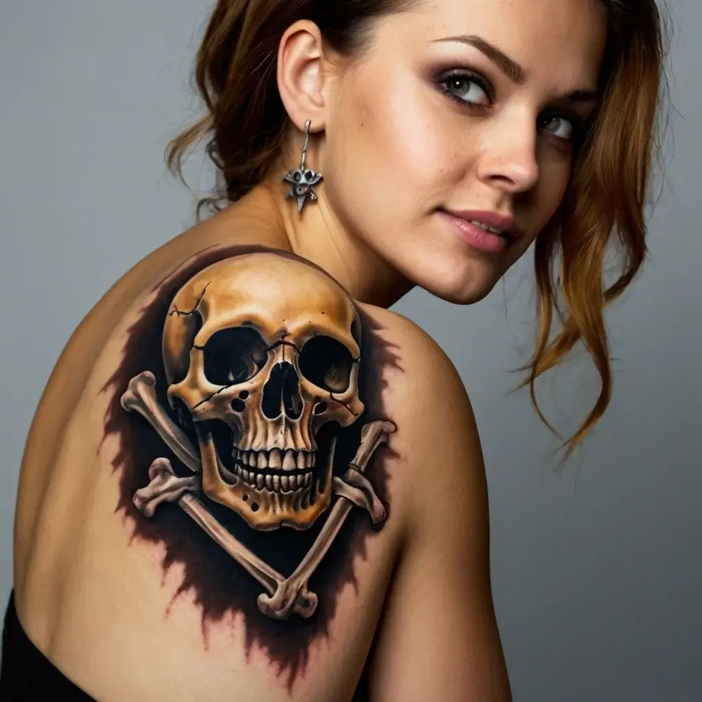 Jolly roger tattoo (40)