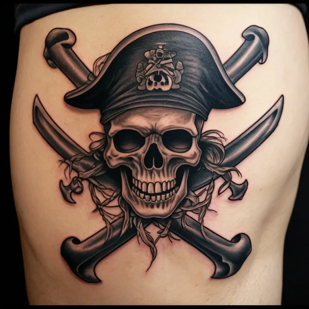 Jolly roger tattoo (42)