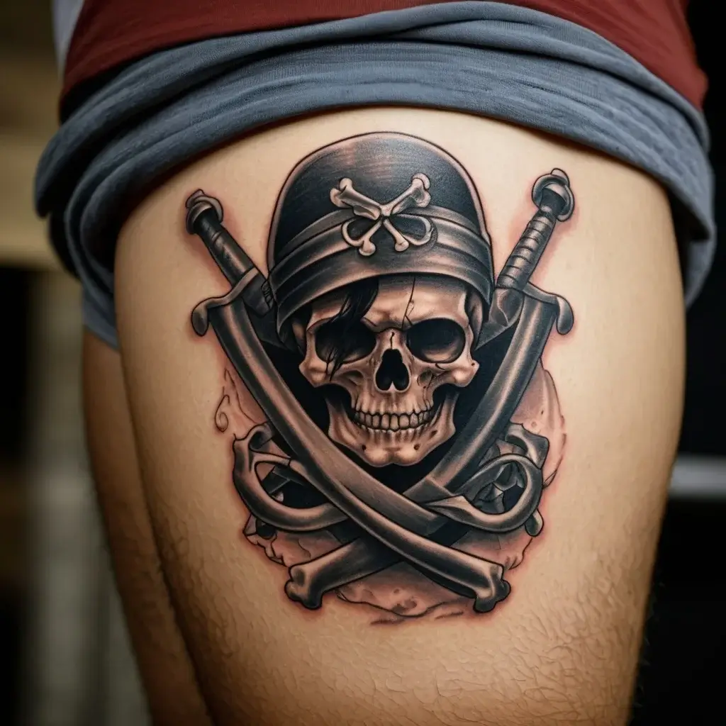 Jolly roger tattoo (43)