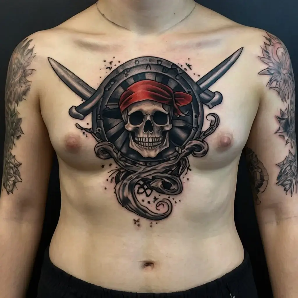 Jolly roger tattoo (5)