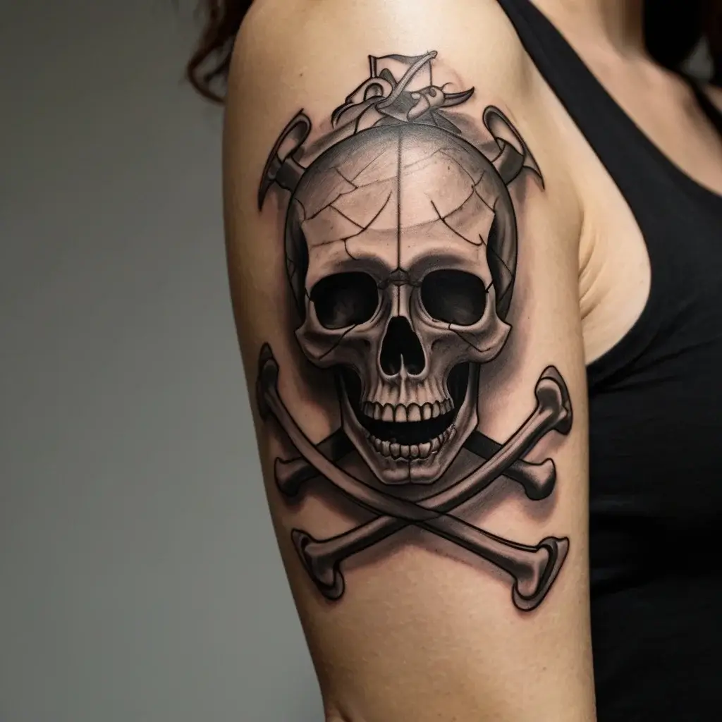 Jolly roger tattoo (55)