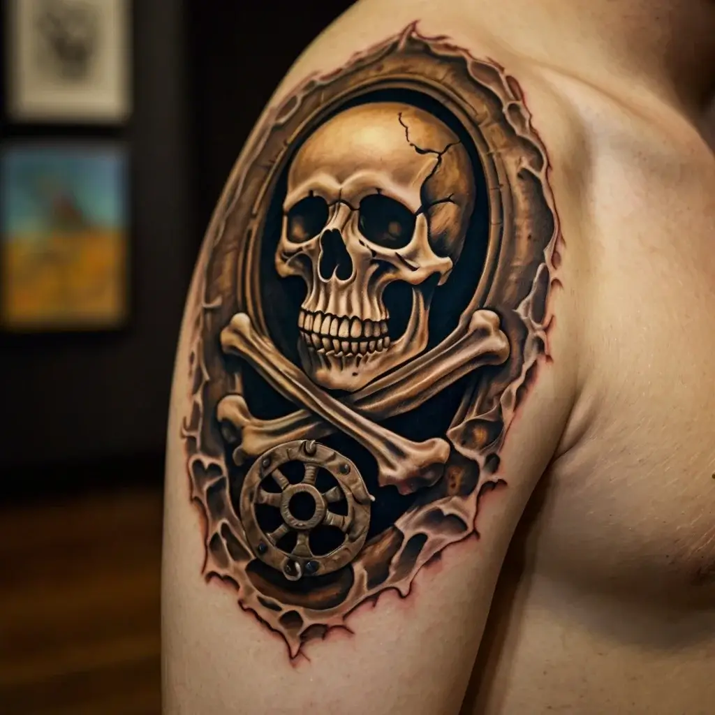 Jolly roger tattoo (58)