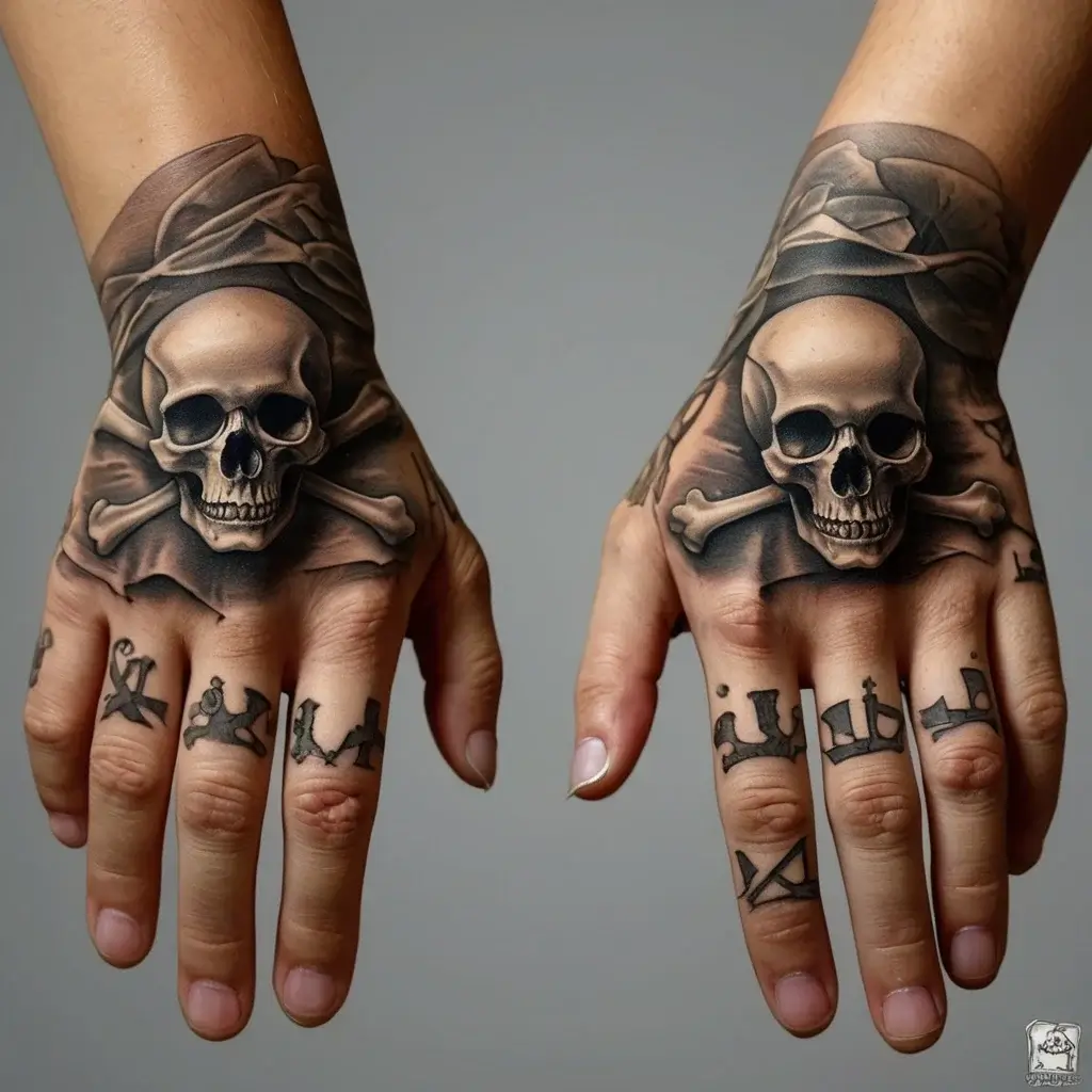 Jolly roger tattoo (67)