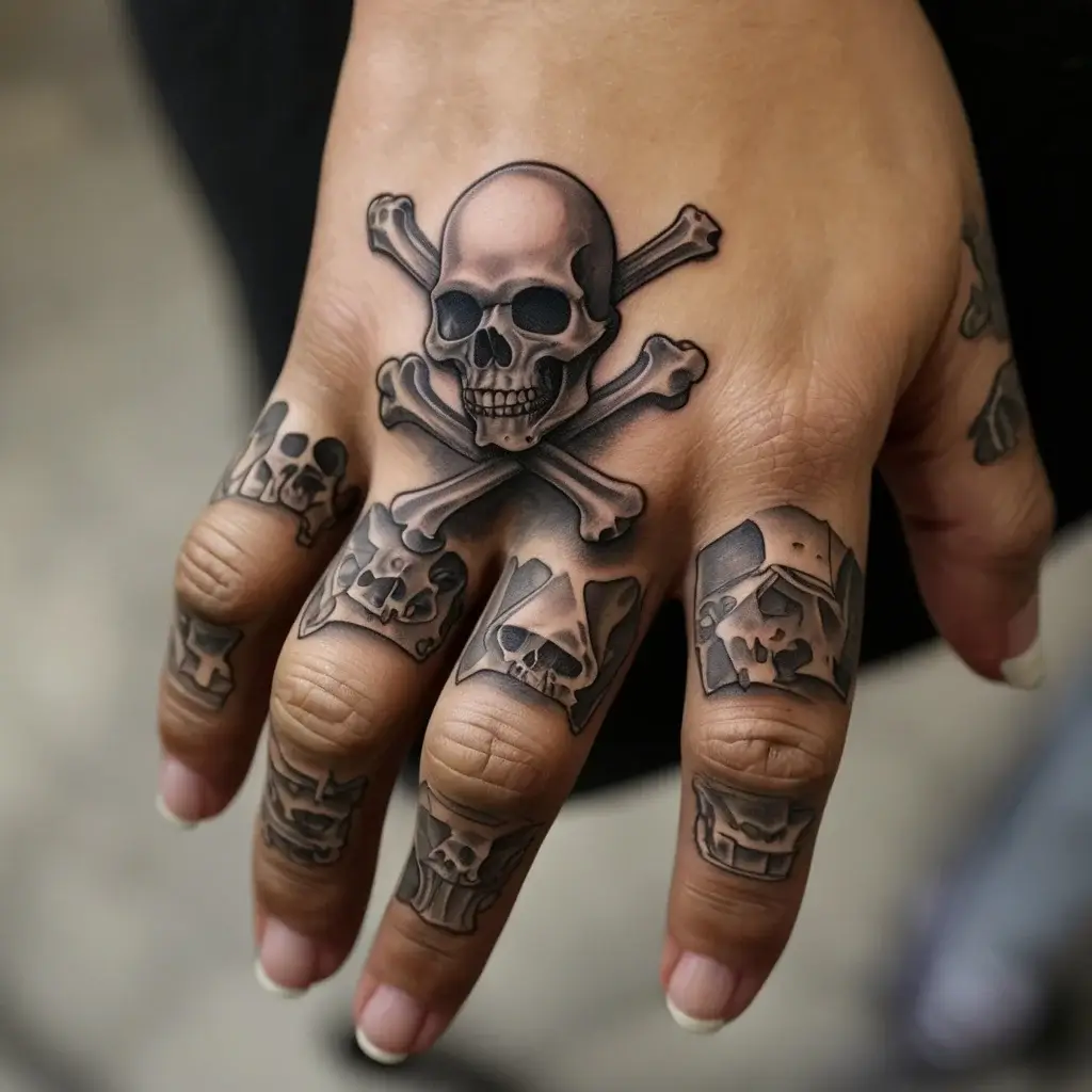 Jolly roger tattoo (68)