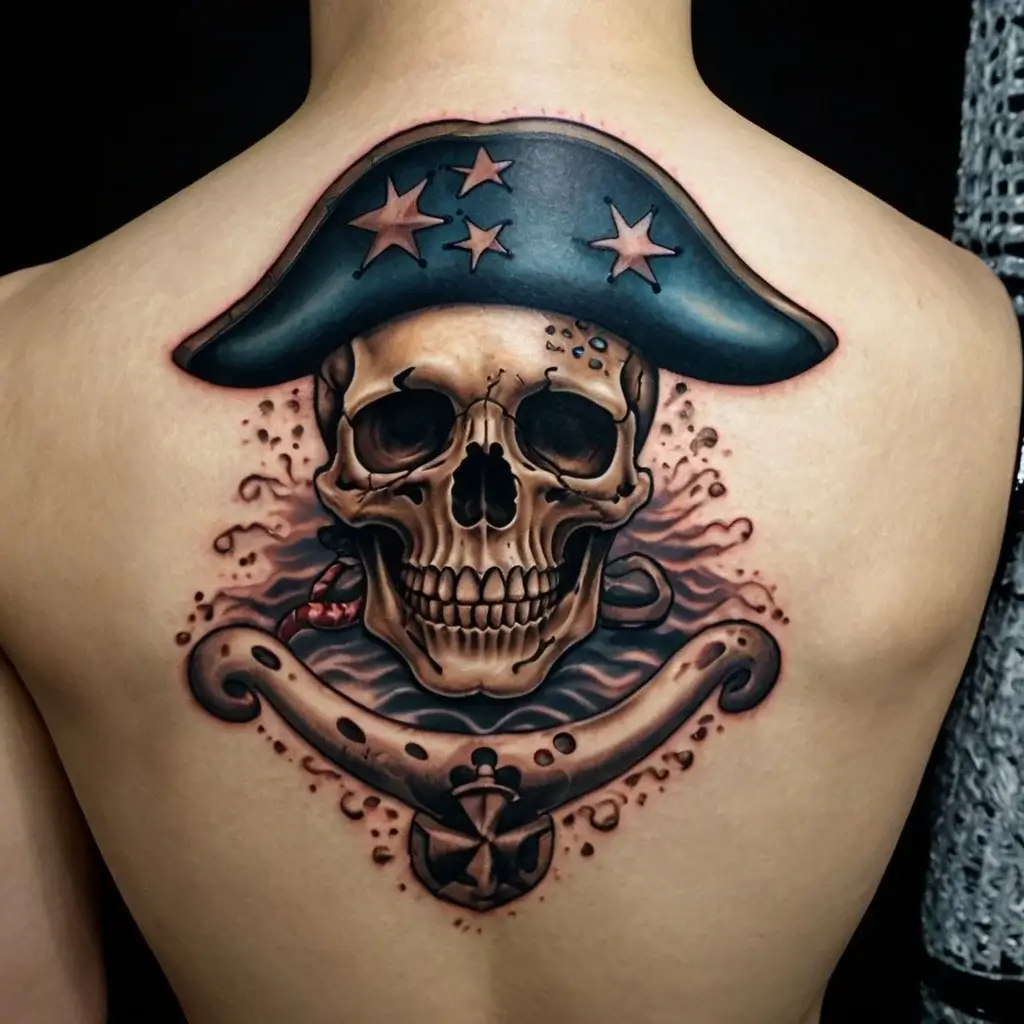 Jolly roger tattoo (7)