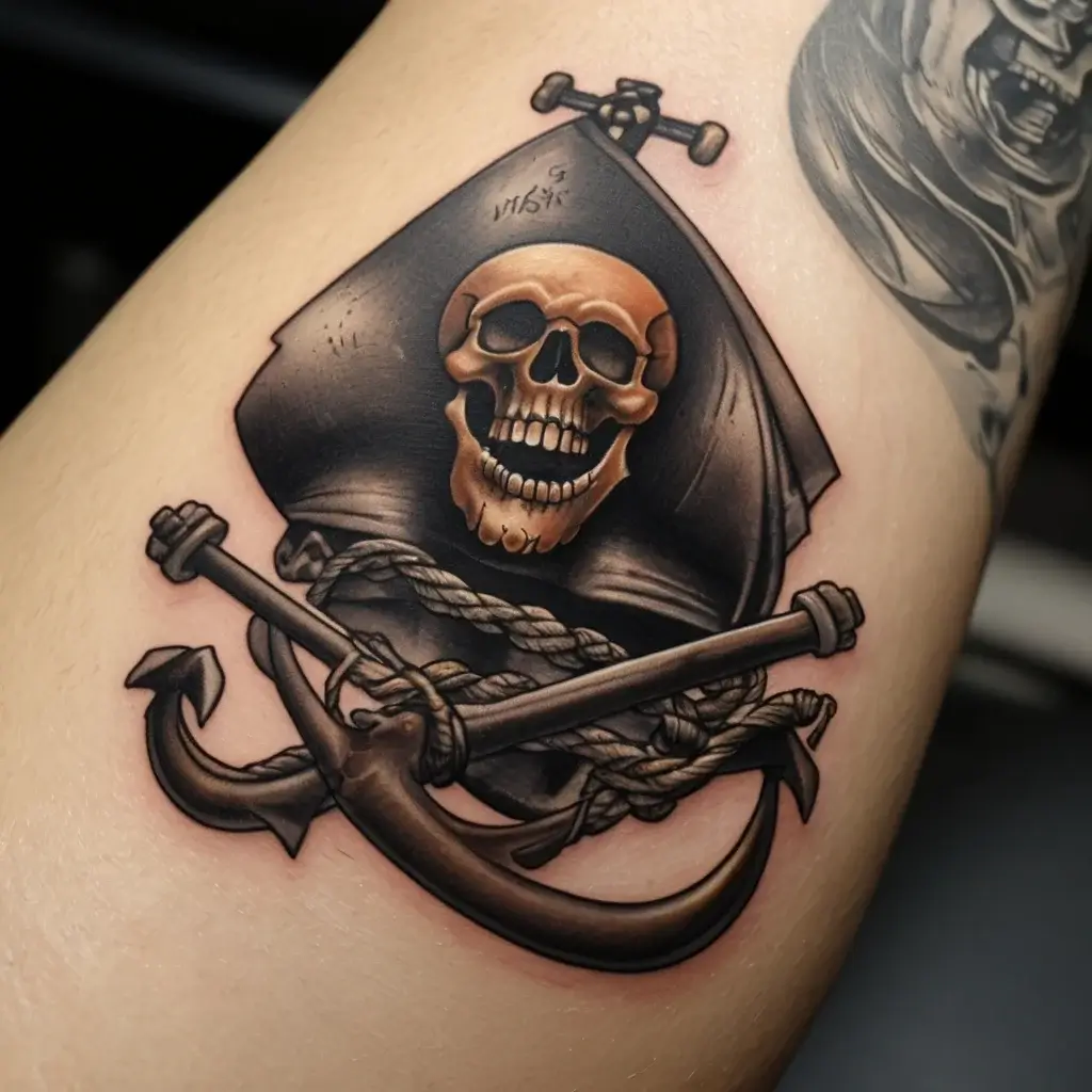 Jolly roger tattoo (8)