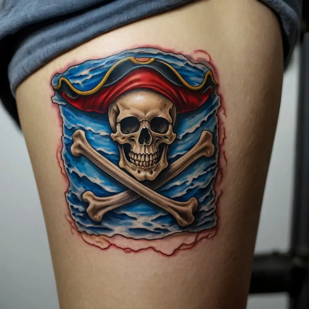 Jolly roger tattoo (81)