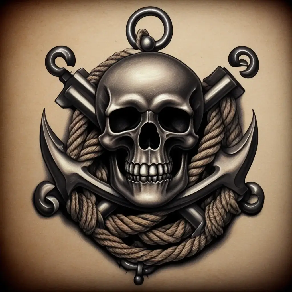 Jolly roger tattoo (9)