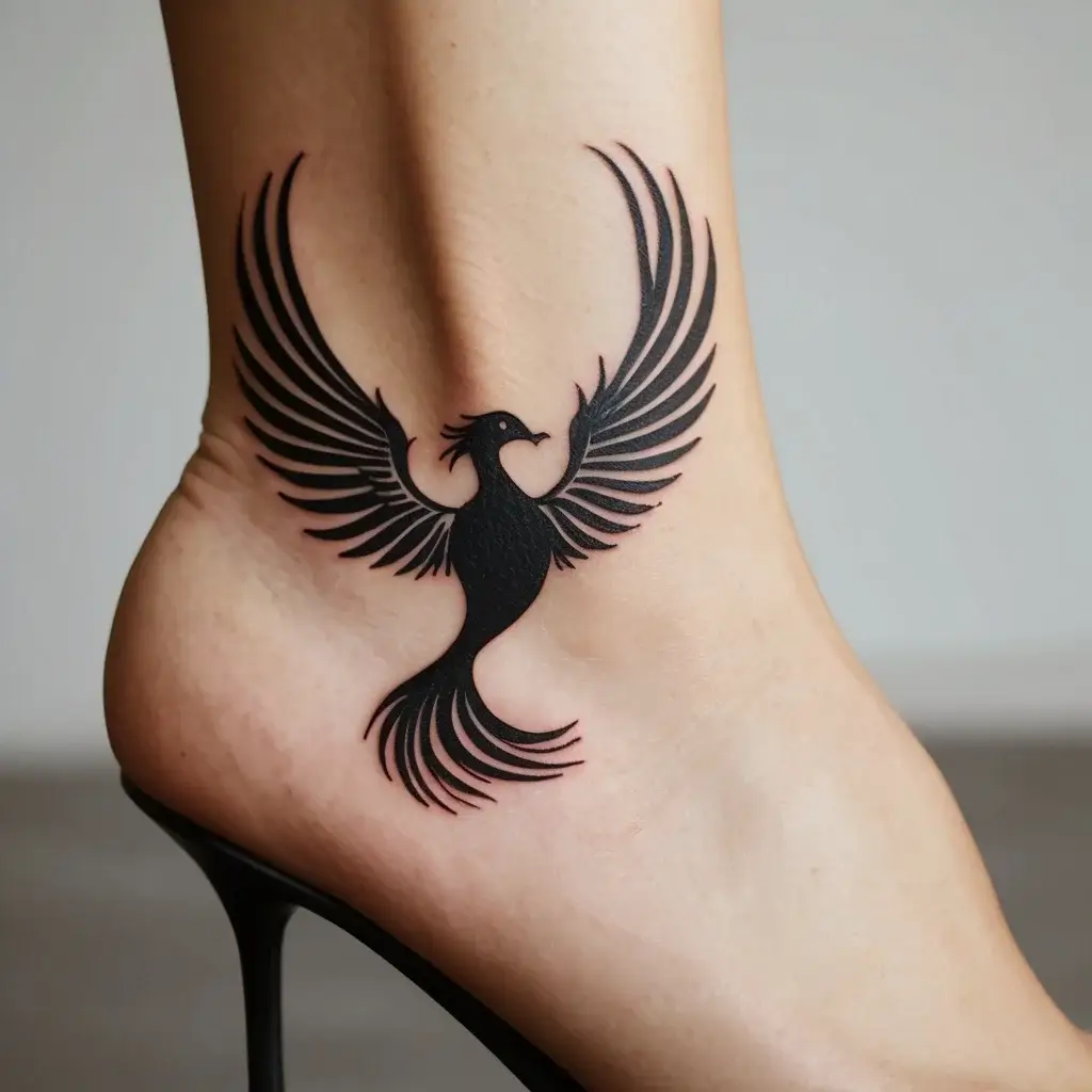 Phoenix bird tattoo (11)