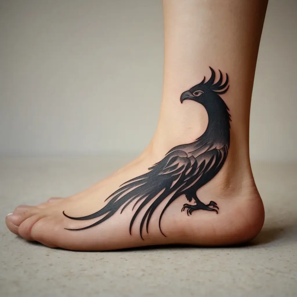 Phoenix bird tattoo (12)