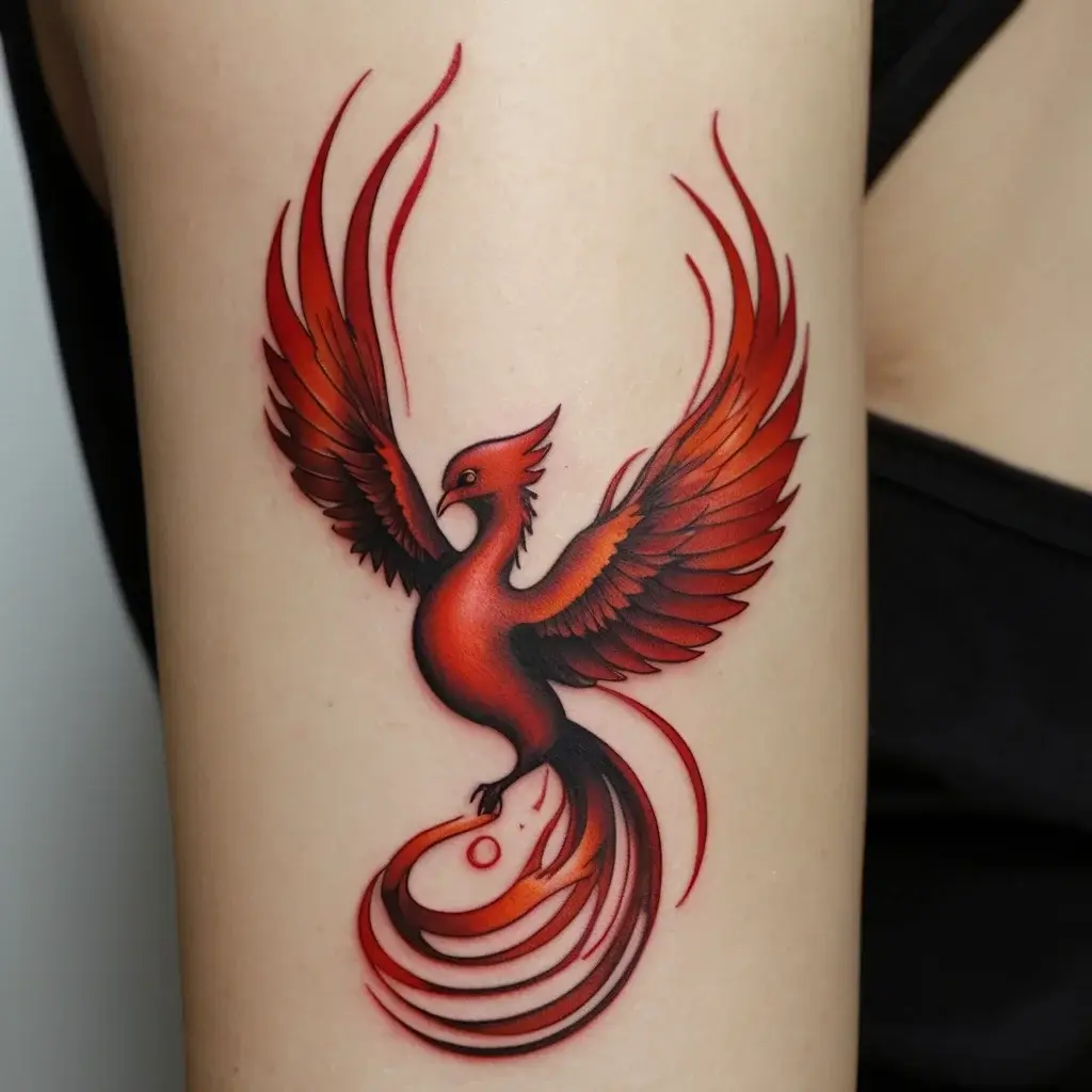 Phoenix bird tattoo (13)