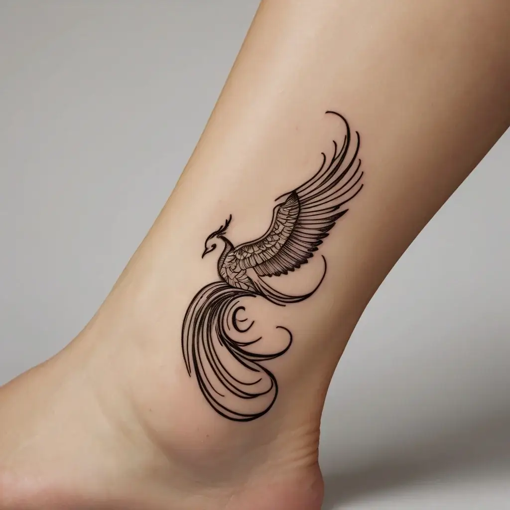 Phoenix bird tattoo (18)