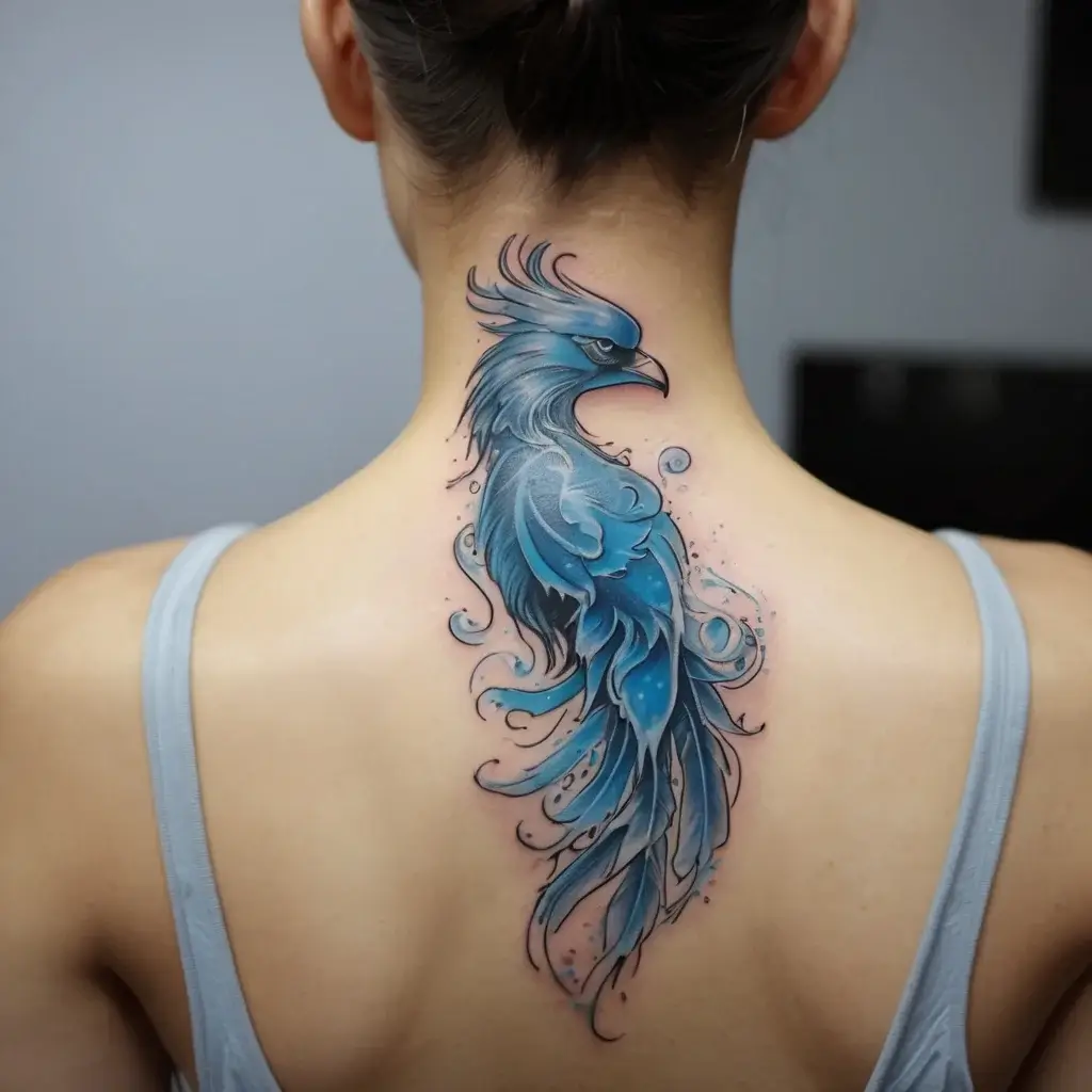 Phoenix bird tattoo (20)