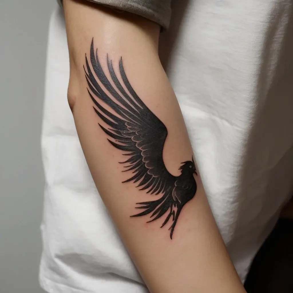 Phoenix bird tattoo (28)