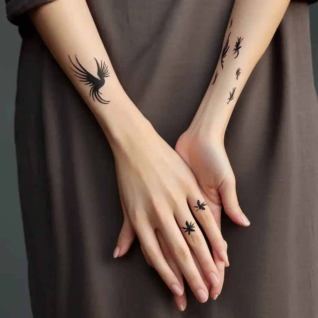 Phoenix bird tattoo (32)