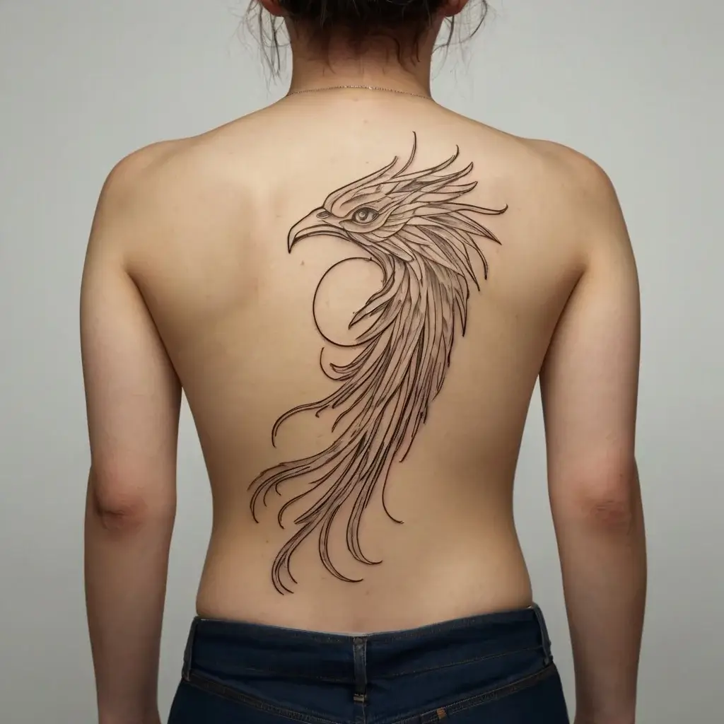 Phoenix bird tattoo (33)