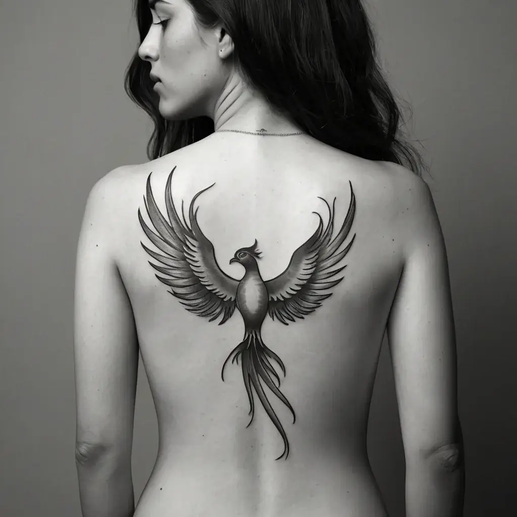 Phoenix bird tattoo (34)