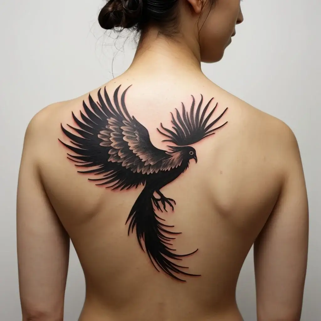 Phoenix bird tattoo (37)