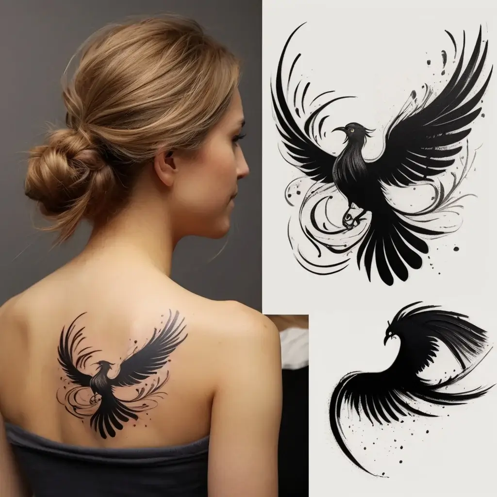 Phoenix bird tattoo (38)