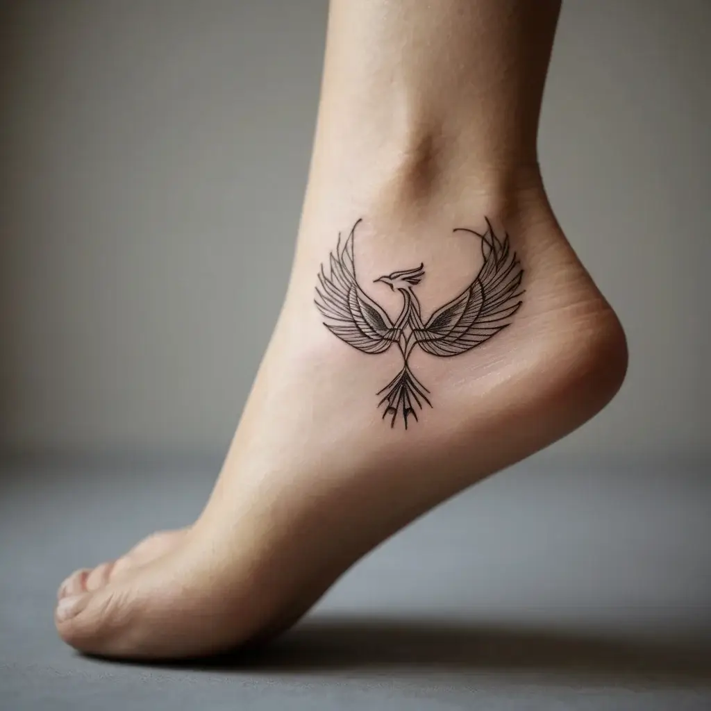 Phoenix bird tattoo (39)