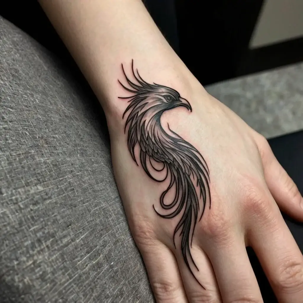 Phoenix bird tattoo (41)