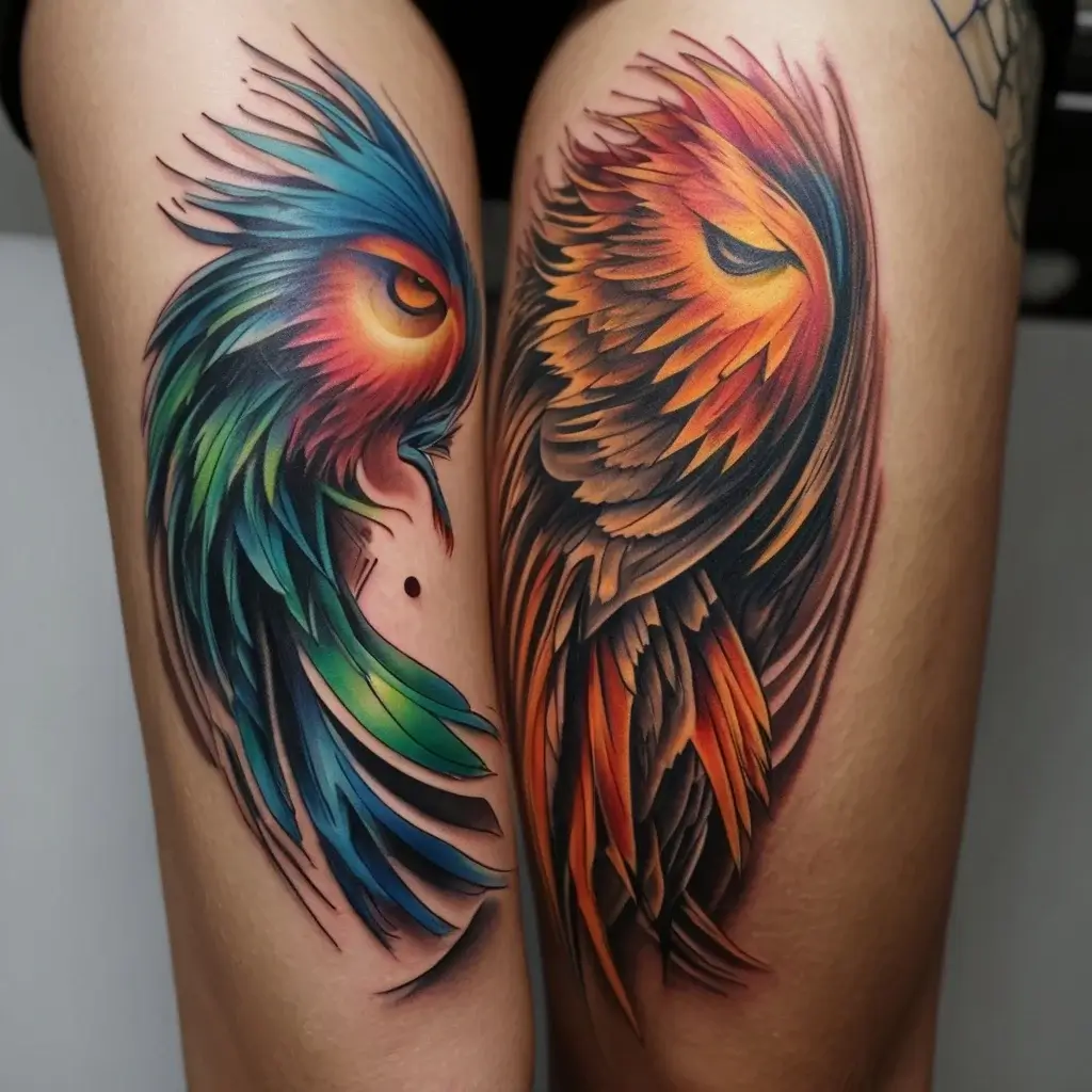 Phoenix bird tattoo (43)