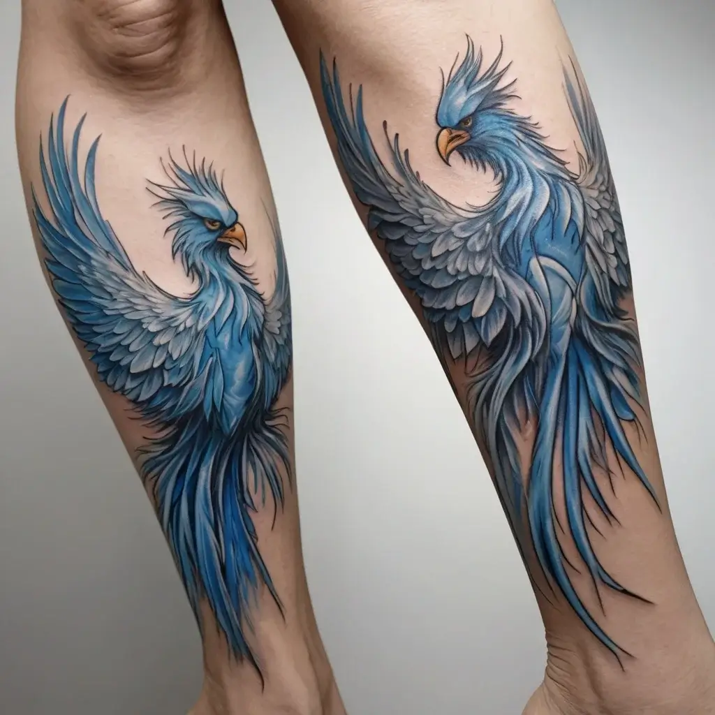 Phoenix bird tattoo (48)