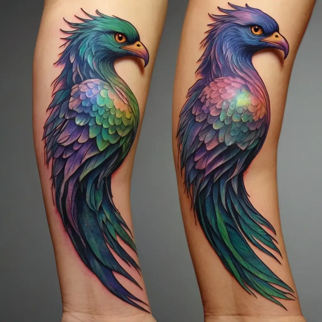 Phoenix bird tattoo (63)