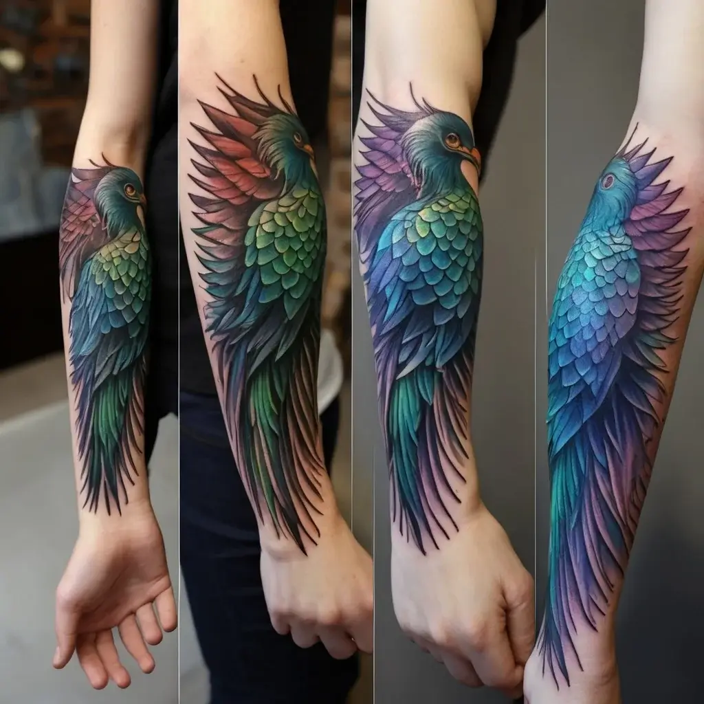 Phoenix bird tattoo (64)