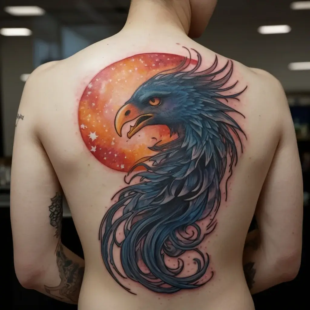 Phoenix bird tattoo (78)