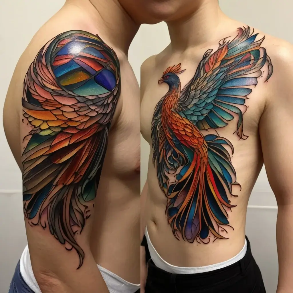 Phoenix bird tattoo (81)